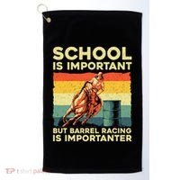 Best Barrel Racing Art For Women Barrel Racer Golf Towel thumb 0