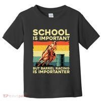 Best Barrel Racing Art For Women Barrel Racer Toddler T-Shirt thumb 0