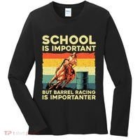 Best Barrel Racing Art For Women Barrel Racer Women's Long Sleeve Shirt thumb 0