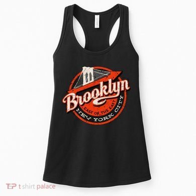 Brooklyn Bridge Retro New York Logo Women's Tank Top