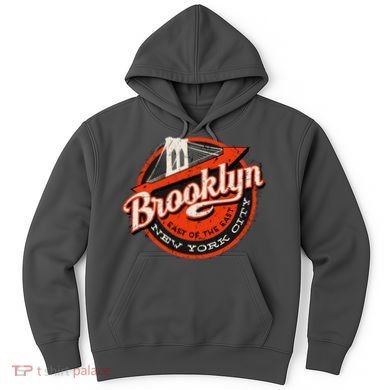 Brooklyn Bridge Retro New York Logo Hoodie
