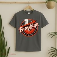 Brooklyn Bridge Retro New York Logo T-Shirt thumb 2
