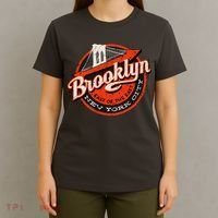 Brooklyn Bridge Retro New York Logo T-Shirt thumb 4