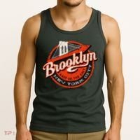 Brooklyn Bridge Retro New York Logo Tank Top thumb 3