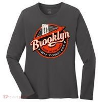 Brooklyn Bridge Retro New York Logo Women's Long Sleeve Shirt thumb 0