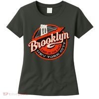 Brooklyn Bridge Retro New York Logo Women's T-Shirt thumb 0