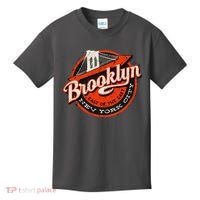 Brooklyn Bridge Retro New York Logo Kids T-Shirt thumb 0