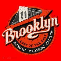 Brooklyn Bridge Retro New York Logo Santa Hat thumb 1