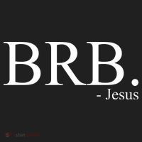 BRB Be Right Back Jesus Women's Sweatshirt thumb 2