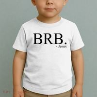 BRB Be Right Back Jesus Toddler T-Shirt thumb 2