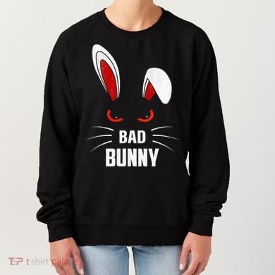 Bad Bunny Scary Rabbit Cool Animal Lover Women's Sweatshirt