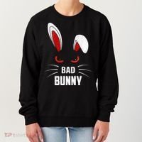 Bad Bunny Scary Rabbit Cool Animal Lover Women's Sweatshirt thumb 0