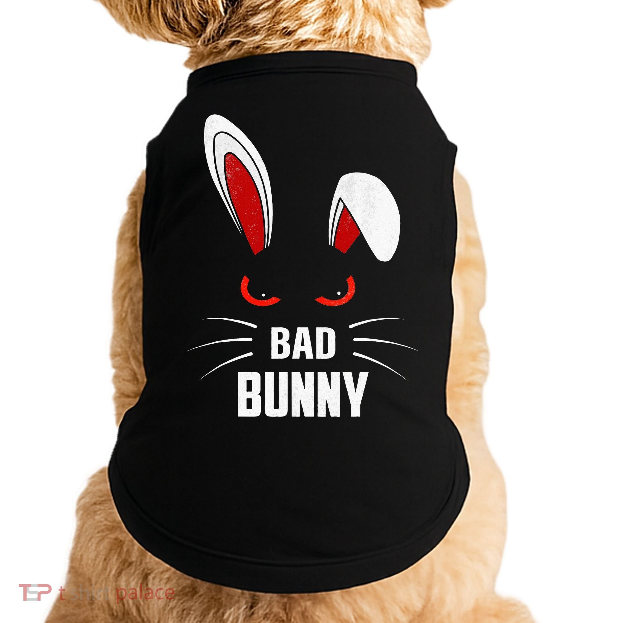 Bad Bunny Scary Rabbit Cool Animal Lover Doggie Tank