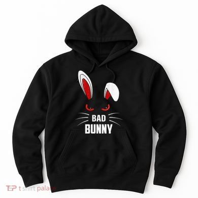 Bad Bunny Scary Rabbit Cool Animal Lover Hoodie