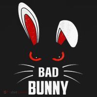 Bad Bunny Scary Rabbit Cool Animal Lover Apron thumb 3