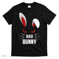 Bad Bunny Scary Rabbit Cool Animal Lover T-Shirt thumb 0