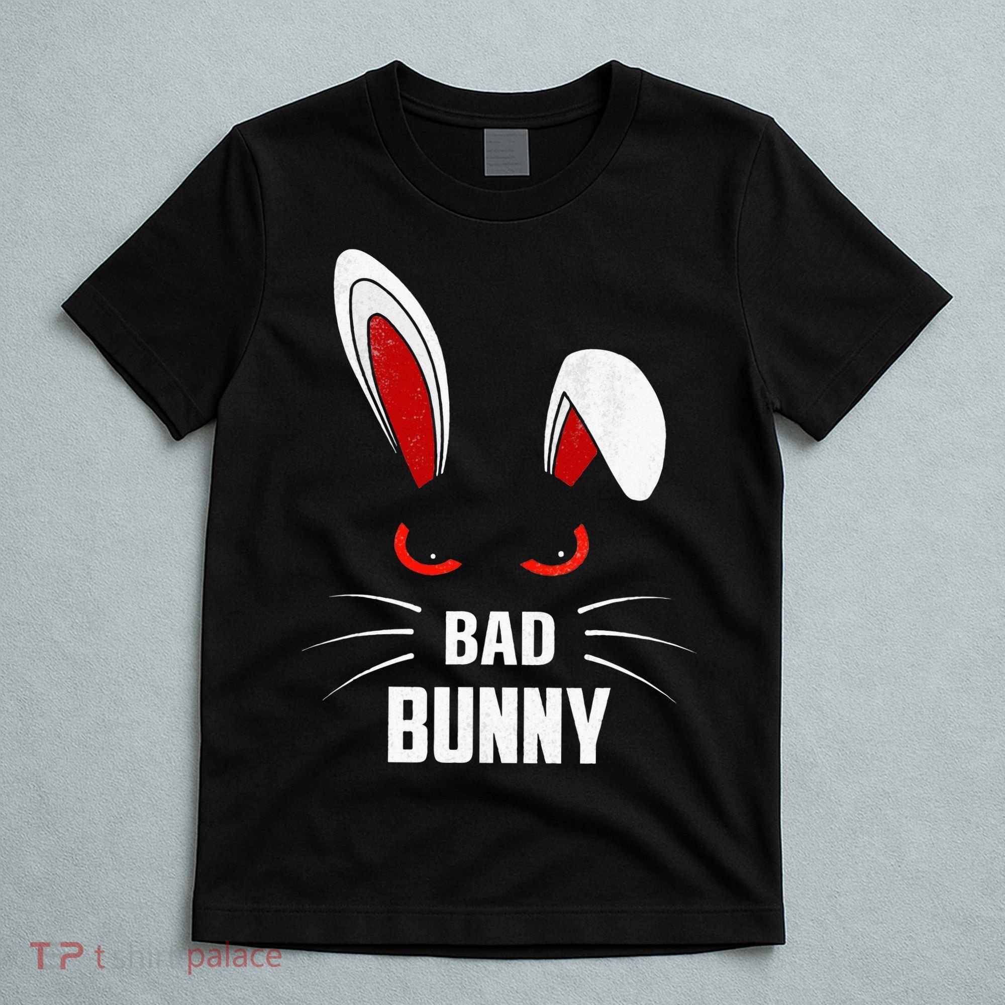 Bad Bunny Scary Rabbit Cool Animal Lover T-Shirt