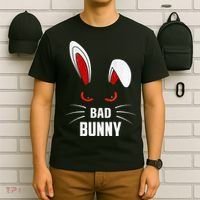 Bad Bunny Scary Rabbit Cool Animal Lover T-Shirt thumb 6