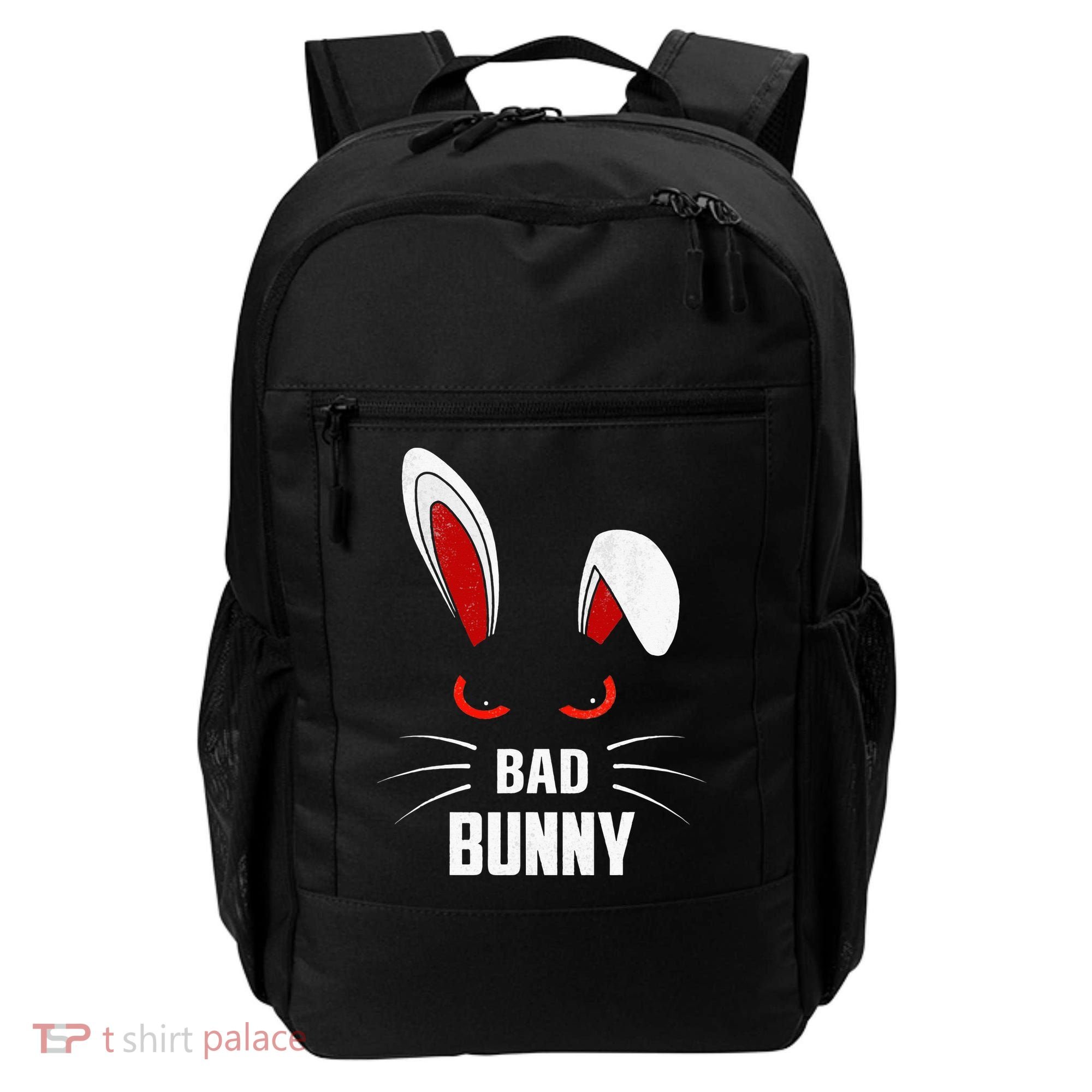 Bad Bunny Scary Rabbit Cool Animal Lover Backpack