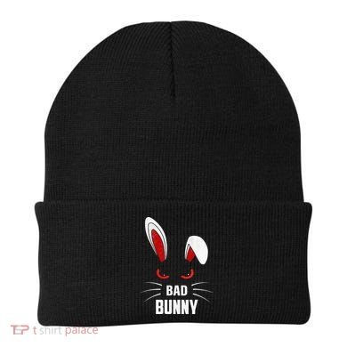 Bad Bunny Scary Rabbit Cool Animal Lover Beanie