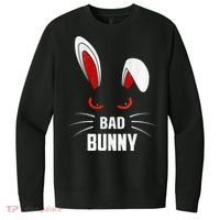 Bad Bunny Scary Rabbit Cool Animal Lover V.I.T. Fleece Crew Sweatshirt thumb 0