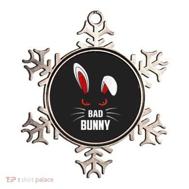 Bad Bunny Scary Rabbit Cool Animal Lover Ornament