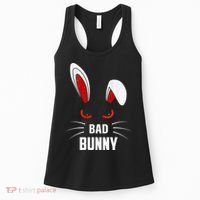 Bad Bunny Scary Rabbit Cool Animal Lover Women's Tank Top thumb 0