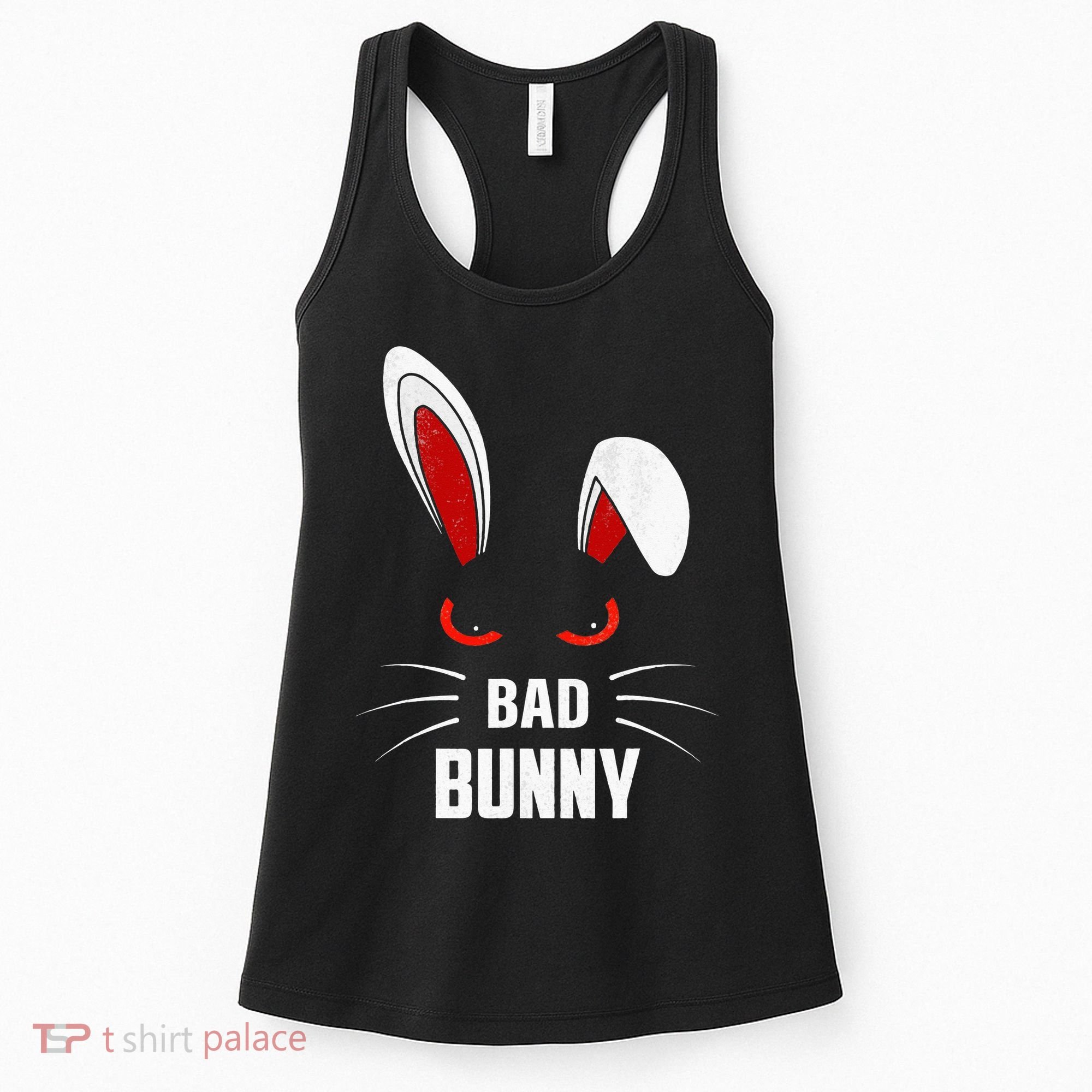 Bad Bunny Scary Rabbit Cool Animal Lover Women's Tank Top