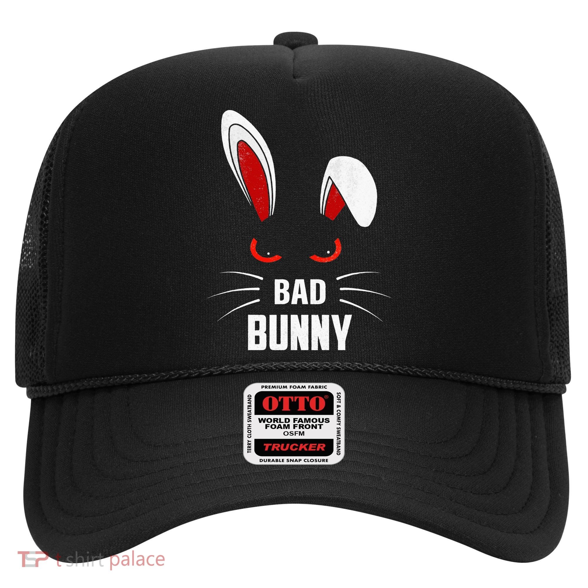 Bad Bunny Scary Rabbit Cool Animal Lover Hat
