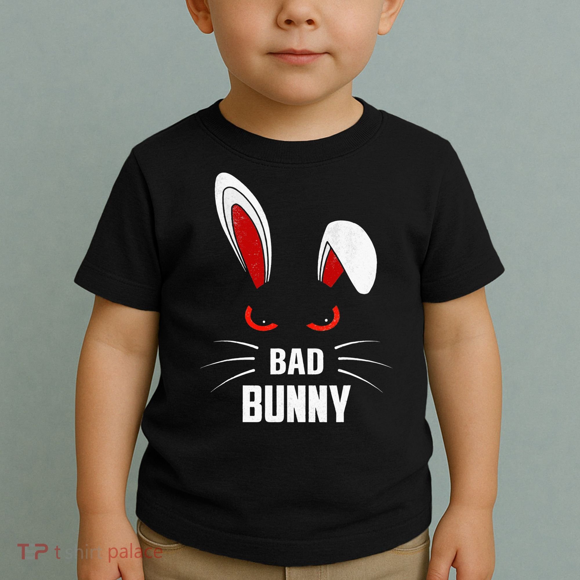 Bad Bunny Scary Rabbit Cool Animal Lover Toddler T-Shirt