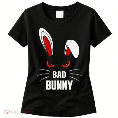 Bad Bunny Scary Rabbit Cool Animal Lover Women's T-Shirt