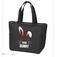 Bad Bunny Scary Rabbit Cool Animal Lover Tote Bag thumb 3