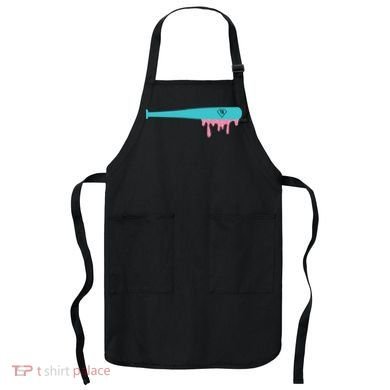 Baseball Bat Sprinkle Drip Apron