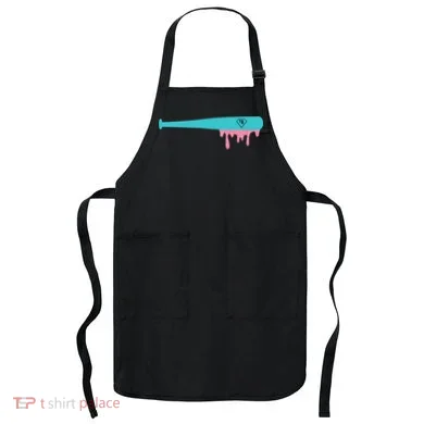 Baseball Bat Sprinkle Drip Apron
