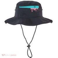 Baseball Bat Sprinkle Drip Bucket Hat thumb 0