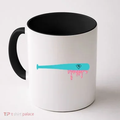 Baseball Bat Sprinkle Drip Coffee Mug