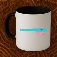 Baseball Bat Sprinkle Drip Coffee Mug thumb 2