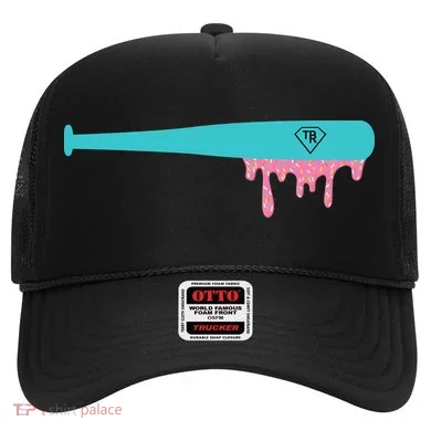 Baseball Bat Sprinkle Drip Hat
