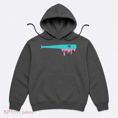Baseball Bat Sprinkle Drip Hoodie