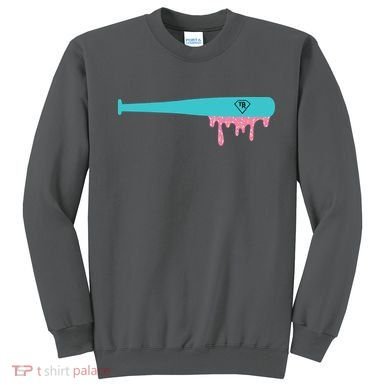 Baseball Bat Sprinkle Drip Sweatshirt