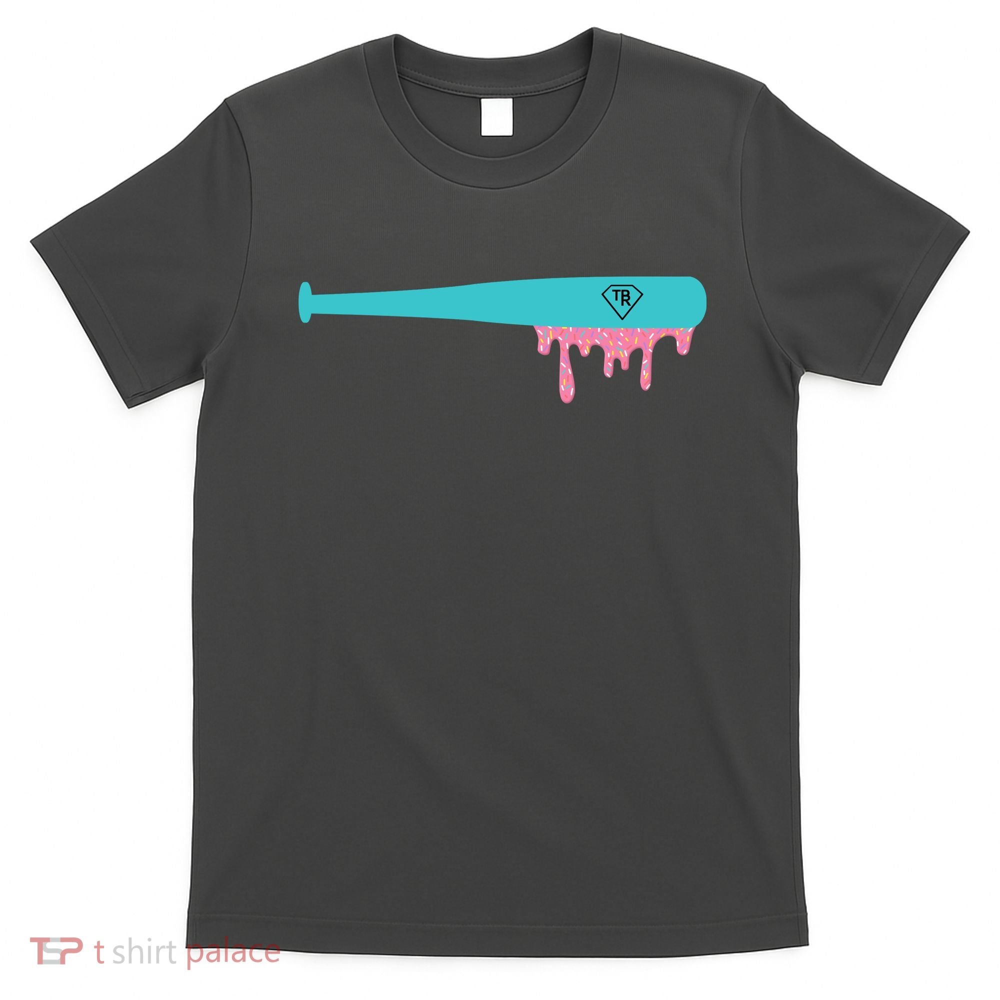 Baseball Bat Sprinkle Drip T-Shirt