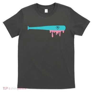 Baseball Bat Sprinkle Drip T-Shirt