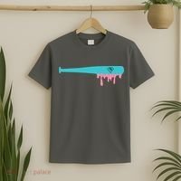 Baseball Bat Sprinkle Drip T-Shirt thumb 2