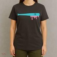 Baseball Bat Sprinkle Drip T-Shirt thumb 4