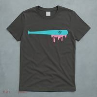 Baseball Bat Sprinkle Drip T-Shirt thumb 5