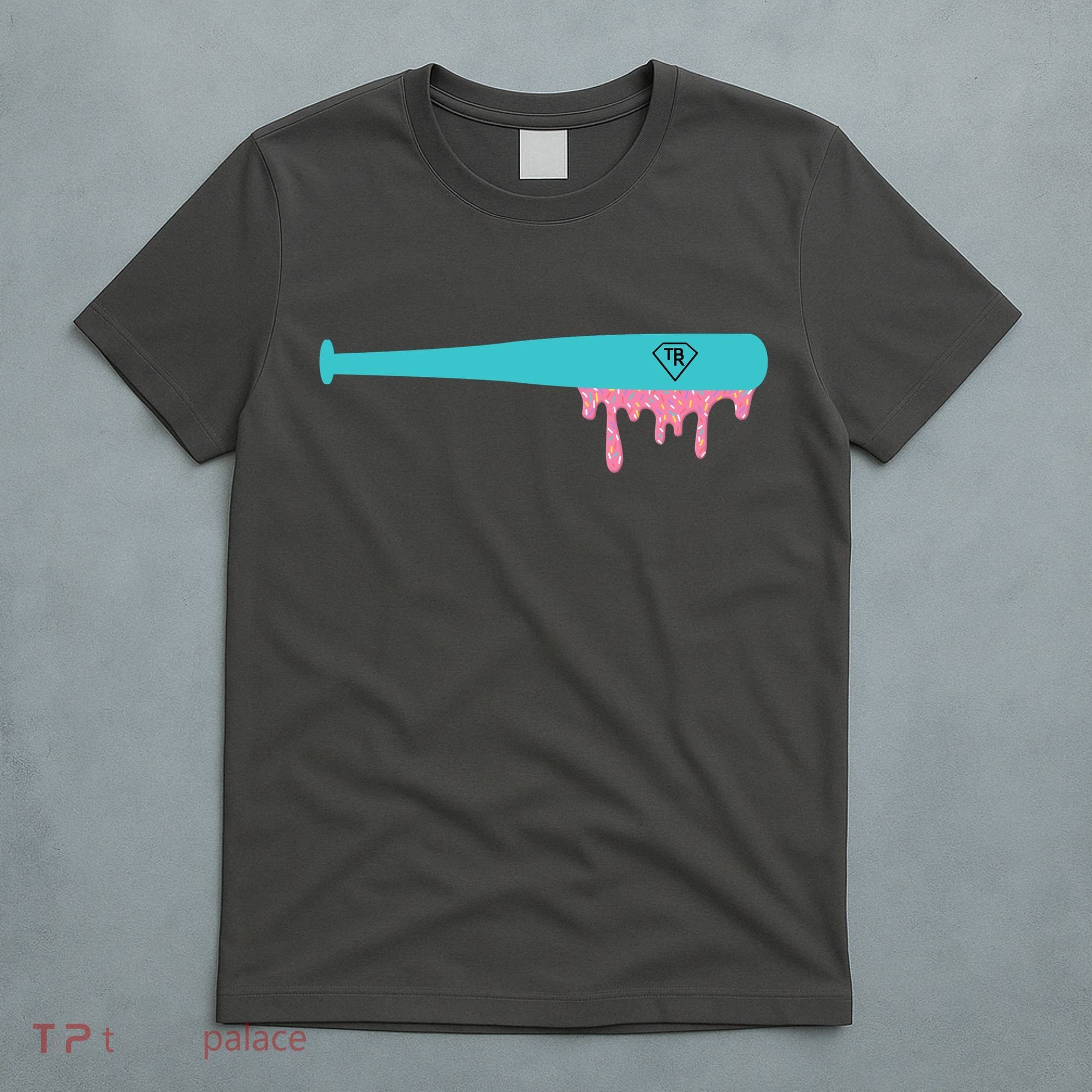 Baseball Bat Sprinkle Drip T-Shirt