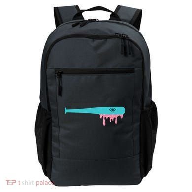 Baseball Bat Sprinkle Drip Backpack