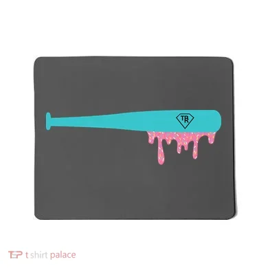 Baseball Bat Sprinkle Drip Mousepad