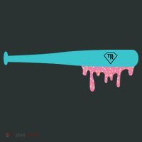 Baseball Bat Sprinkle Drip Mousepad thumb 1