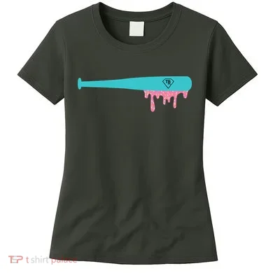 Baseball Bat Sprinkle Drip Women's T-Shirt